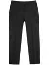 Incotex Black Wool Trousers In Black