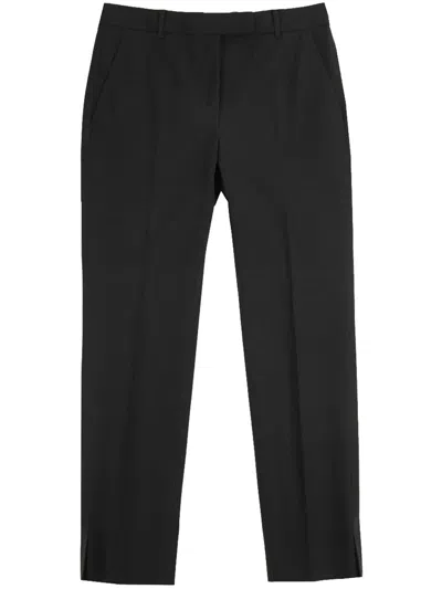 Incotex Black Wool Trousers