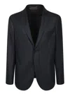 Incotex Single-breasted Blazer In Blue