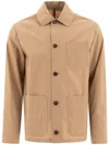 Incotex Long Sleeve Chest Pocket Front Pockets Jacket In Multicolor
