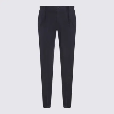 INCOTEX BLUE COTTON PANTS