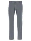Incotex Cotton Twill Pants With Front And Back Pockets