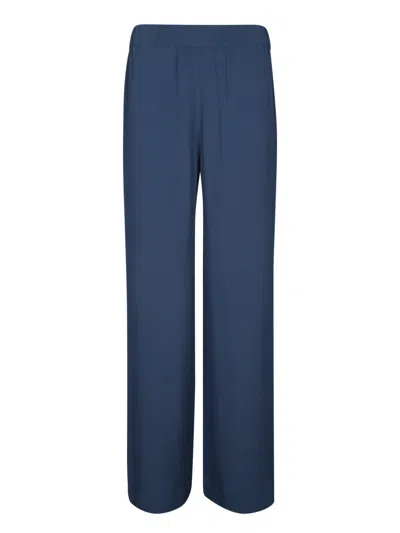 INCOTEX BLUE CREPE ELASTIC PANTS