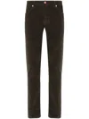 Incotex Blue Division 5 Pocket Stretch Vintage In Brown