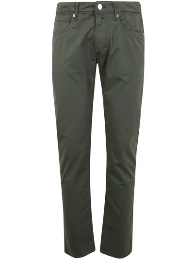 Incotex Blue Division 5 Pockets Denim Stretch Clothing In Green