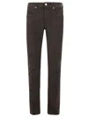Incotex Blue Division 5 Pockets Ppt Straight Vintage In Brown