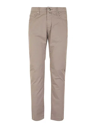 Incotex Blue Division Casual Trousers In Grey