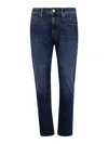 Incotex Blue Division 5 Pockets Denim Stretch In Blue