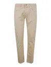 Incotex Blue Division 5 Pockets Denim Stretch In Nude & Neutrals