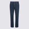 Incotex Blue Division Jeans In Animal Print