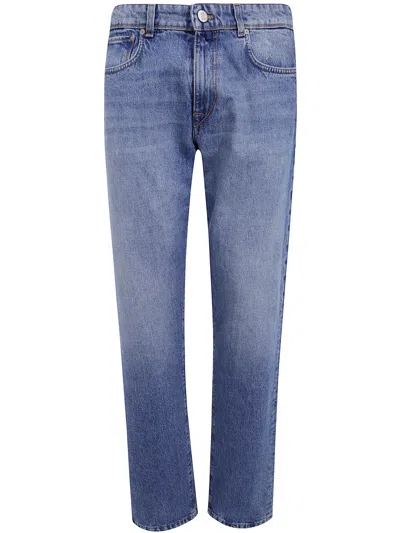 Incotex Blue Division Jeans Straight Fit "br006l.2616f W03a" In Blue