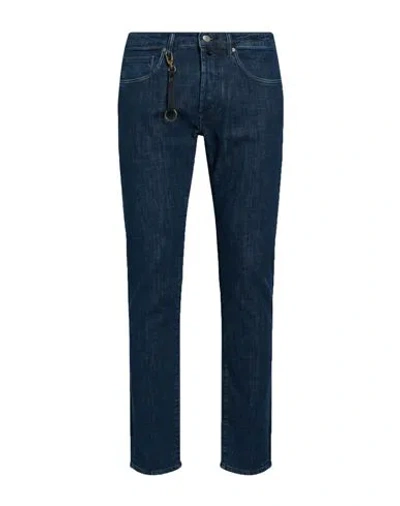 Incotex Blue Division Man Jeans Blue Size 29 Cotton, Elastane