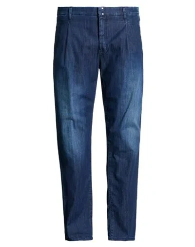 Incotex Blue Division Man Jeans Blue Size 29 Cotton, Viscose, Polyester, Elastane