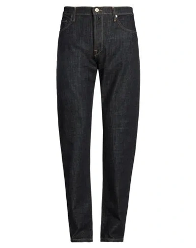 Incotex Blue Division Man Jeans Blue Size 31 Cotton, Elastane