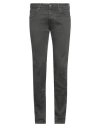Incotex Blue Division Man Jeans Military Green Size 31 Cotton, Elastane