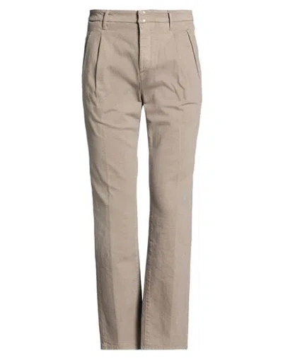 Incotex Blue Division Man Jeans Taupe Size 31 Cotton, Elastane In Neutral