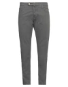 Incotex Blue Division Man Pants Charcoal Size 38 Cotton, Elastane
