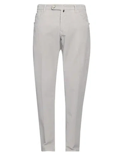Incotex Blue Division Man Pants Light Grey Size 32 Cotton, Cashmere, Elastane
