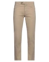 Incotex Blue Division Man Pants Sand Size 33 Cotton, Elastane