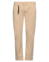 Incotex Blue Division Man Pants Sand Size 34 Cotton, Elastane