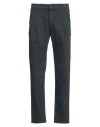 Incotex Man Pants Midnight Blue Size 40 Cotton In Blue
