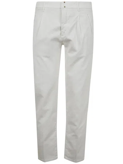 Incotex Blue Division Special Ppt Stretch Solid Pants Clothing In White