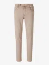 Incotex Blue Division Straight Jeans In Brown