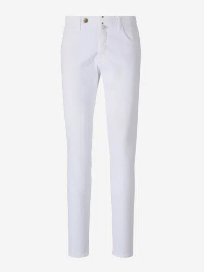 Incotex Blue Division Straight Jeans In Denim Dark Blue