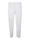 Incotex Blue Division Cotton Formal Pants In White