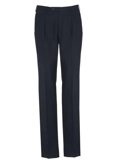 Incotex Blue Icepants Cotton Formal Pants In Black