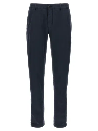 Incotex Blue Panama Cotton Pants