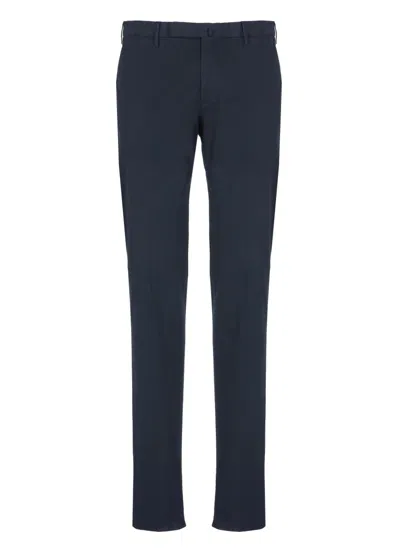 Incotex Blue Royal Batavia Trousers In Black