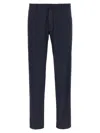 Incotex Cotton Trousers With Back Pocket And Belt Loops