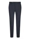 Incotex Belt Loops Casual Pants In Blue