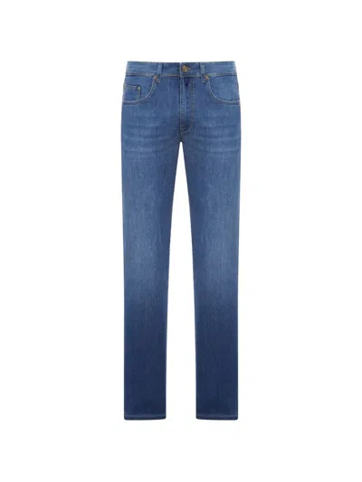 Incotex Bluedivision Denim Jeans In Blue