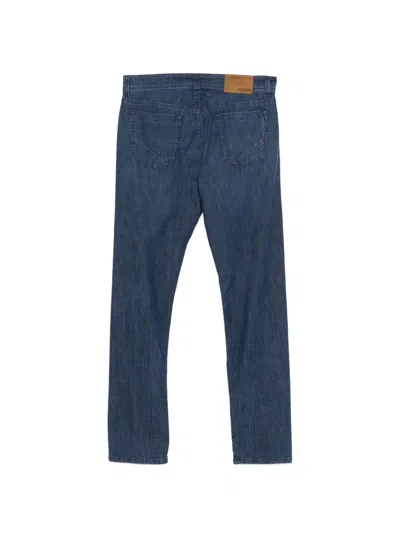 Incotex Bluedivision Five-pocket Denim In Blue