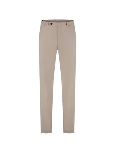 Incotex 버튼 클로저 팬츠 In Brown