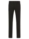 Incotex Vichy-patterned Trousers In Brown