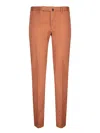 Incotex Brown Slim Fit Trousers In Brown