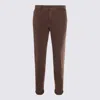 Incotex Brown Cotton Pants