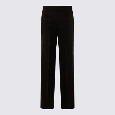 INCOTEX BROWN WOOL PANTS