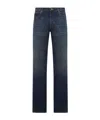 Incotex Cotton Denim Jeans In Blue