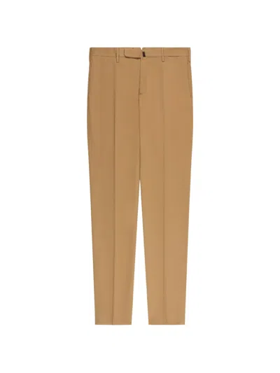 Incotex Button-fastening Trousers In Brown