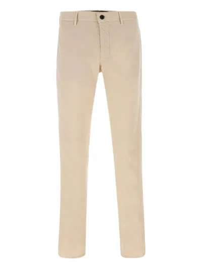 Incotex Button-fastening Trousers In Neutral