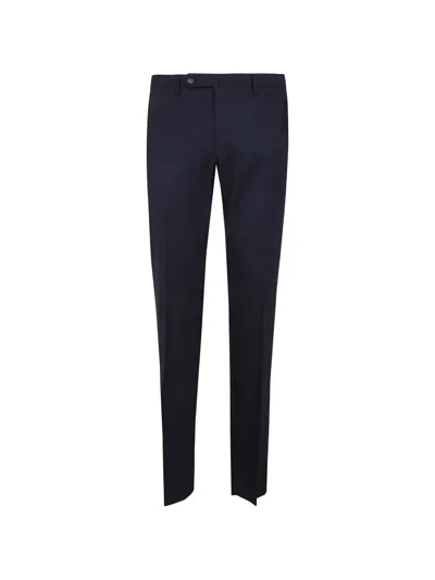 Incotex Button Trousers In Blue