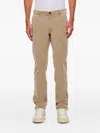Incotex Splatter Print Regular Trousers In Neutral