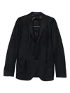 Incotex Buttoned Jacket In Black