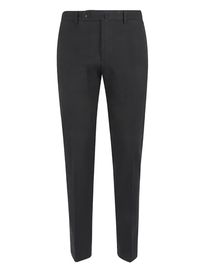 Incotex Buttoned Trousers In Black