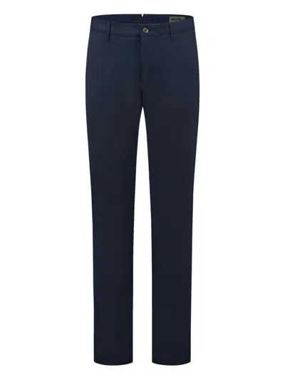 Incotex Buttoned Trousers In Blue