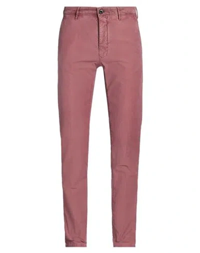 Incotex By Slowear Man Pants Antique Rose Size 32 Cotton, Elastane In Pink